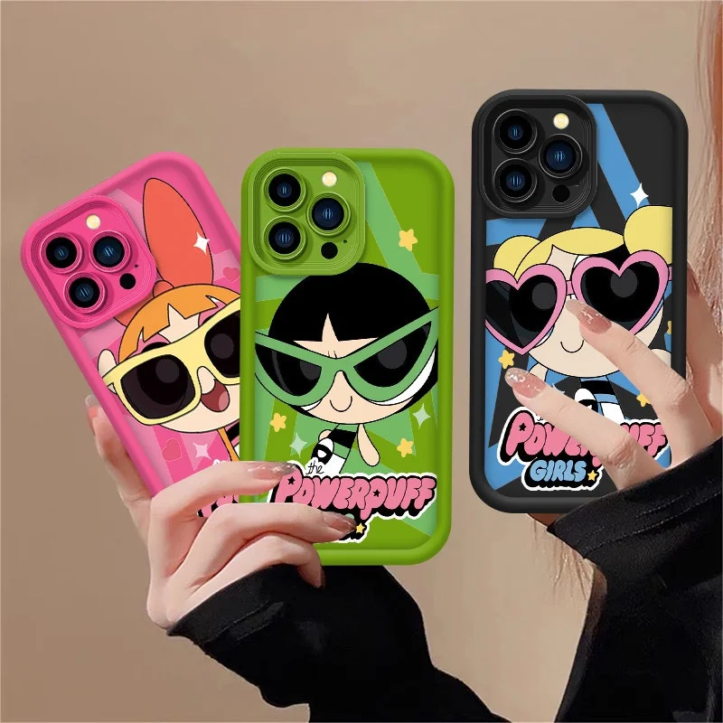 Capa Para Samsung A17 A07 A56 A36 A55 A54 A16 A15 A14 A05S A51 A52 A34 A35 A32 A13 Meninas Superpoderosas Estrela Telefo - Achadinhos baratos - Capa para Samsung 