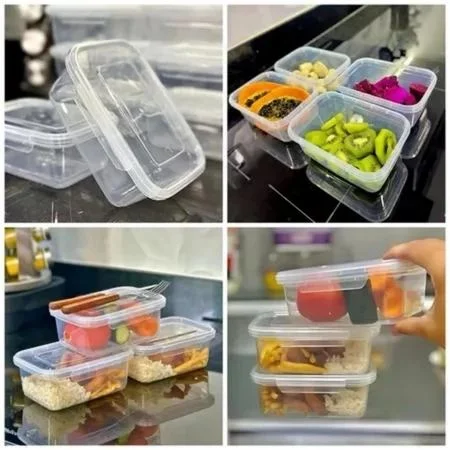 Kit 10 Marmita conjunto Potes 750ml com Travas Laterais BPA FREE - Alimentos organizadores de congelador - Achou Resolveu - Utilidades domésticas