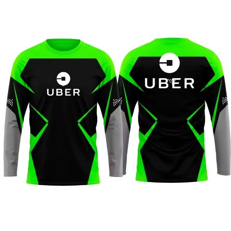 Camisa Moto TAXI, Moto Uber 99 Moto Pop Manga Longa Sublimada – Ideal para Motoqueiros e Motoristas de Aplicativo - Compra segura - Roupa