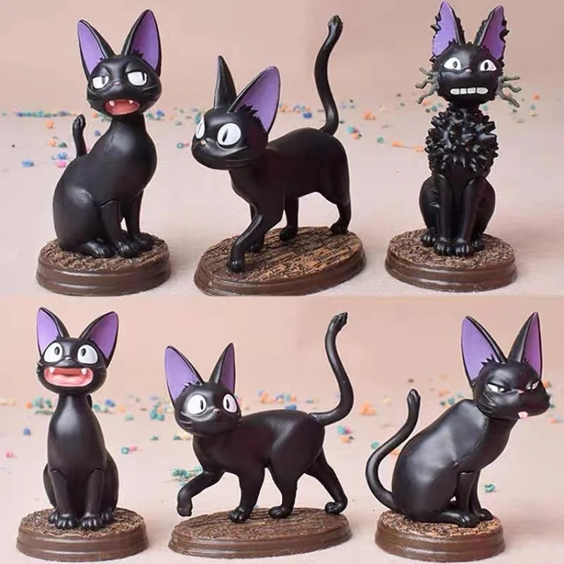 Mini Gatinho Kiki Figure de Ação Decoração Anime Miniatura Action Figure Majo no Takkyūbin - Hub de Ofertas - Geek e Cultura Pop