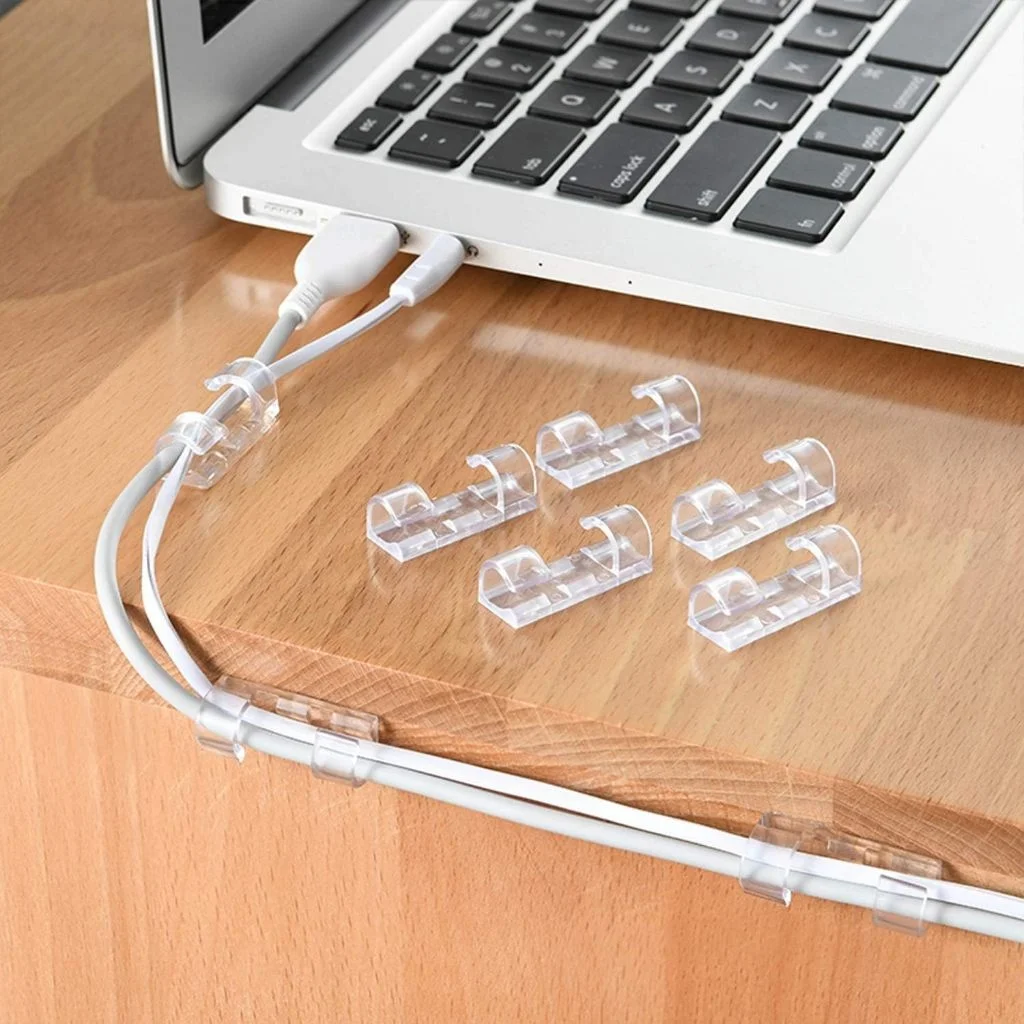 Vittak Clips Organizador de Cabos e Fios Adesivo Fixador de Parede Passa Fio Sem Furos - Kits 20, 40 e 60 Unidades - Hub de Ofertas - Utilidades