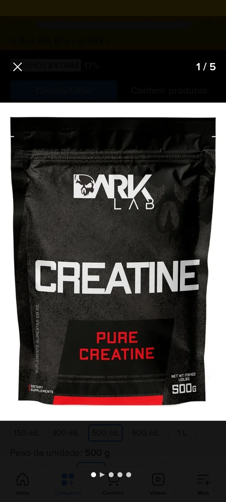 Creatina - kznprodutos - Fitness 