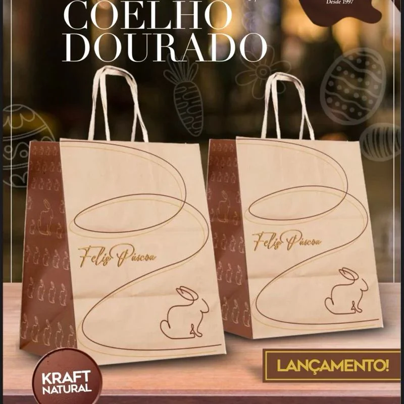 SACOLA OVOS PASCOA 2026 KRAFIT CRAFIT MARROM 10~40 PMG 10 UNID PAPELARIA PRESENTES E EMBALAGENS SACOLAS DE PRESENTE - Mercado Mais - Papelaria e presentes 