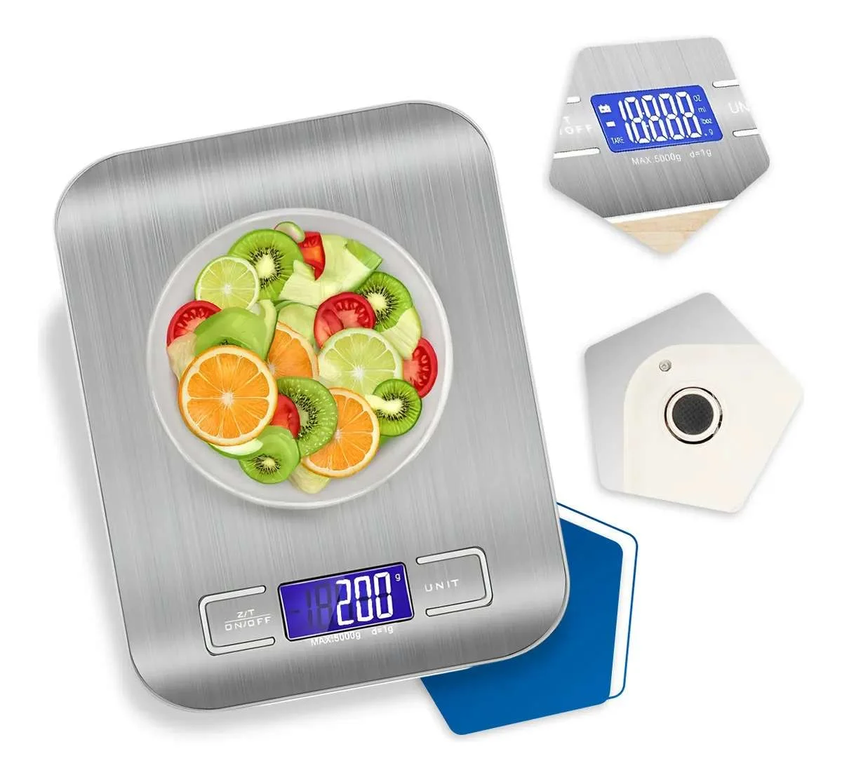 Balança Digital Cozinha Fitness Inox 10kg - OfertasExplosivaseaqui - 💪 Fitness