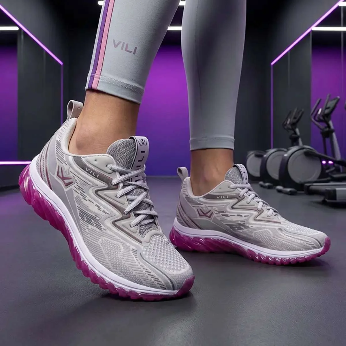 Tênis Para Academia Feminino Caminhada Treino Vili - OfertasExplosivaseaqui - 👟 Calçados