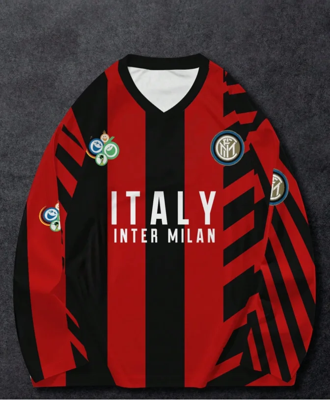 Camisa Retrô Milan Vermelha - outify.outfits - CAMISETA