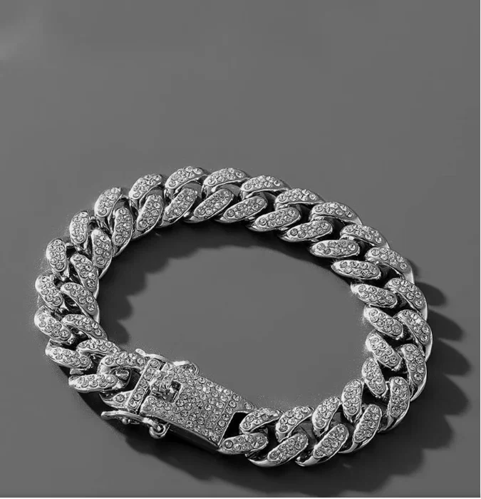 Pulseira de Metal Strass - outify.outfits - PULSEIRA