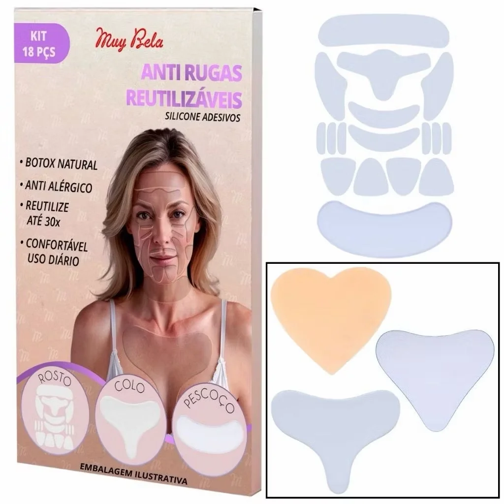 Silicone Reutilizável para Rugas - Radarviralshop - Beleza/Skincare