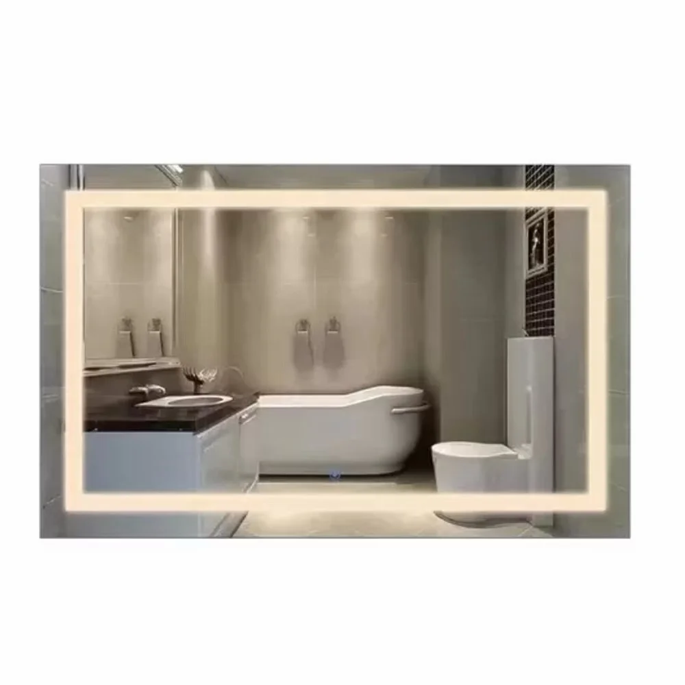 Espelho com LED 60x60 - Radarviralshop - Casa & Decoração 