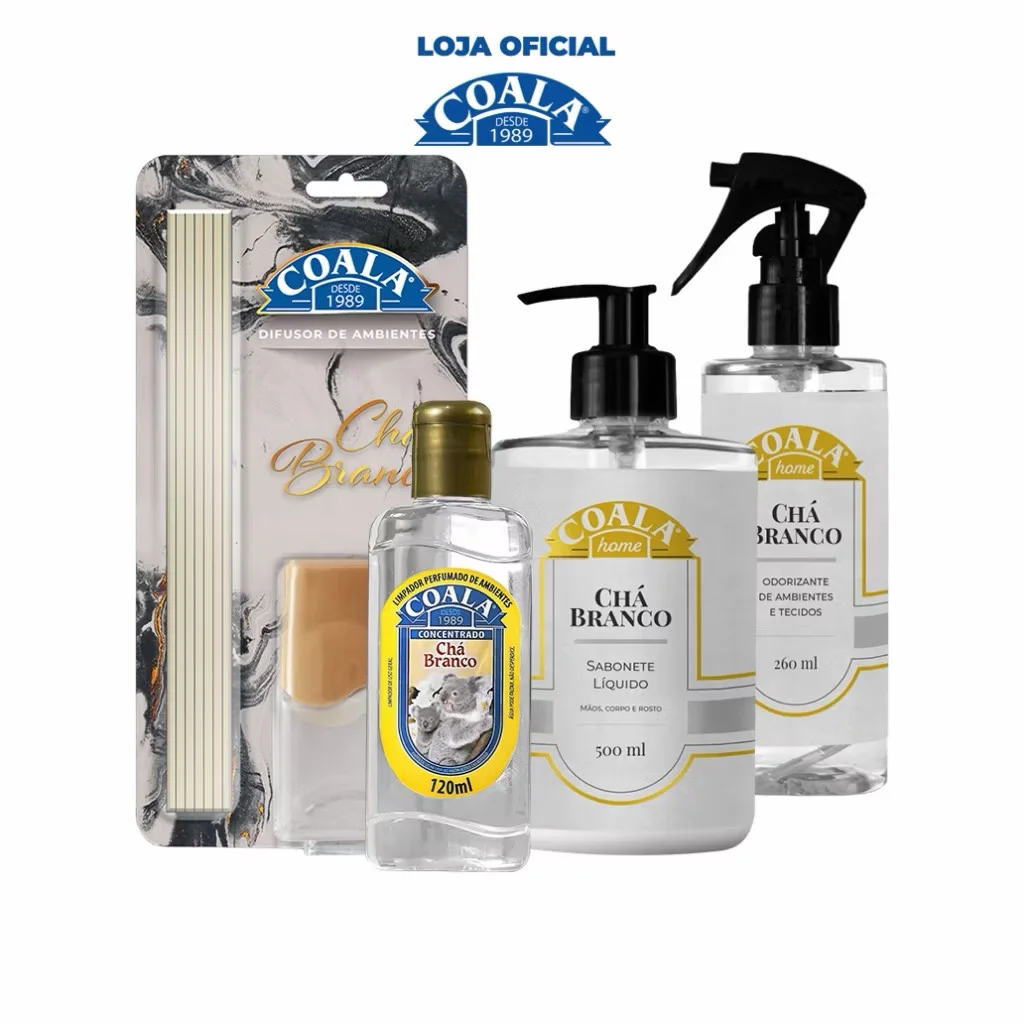 Kit Coala Home Chá Branco - Radarviralshop - Casa & Decoração 