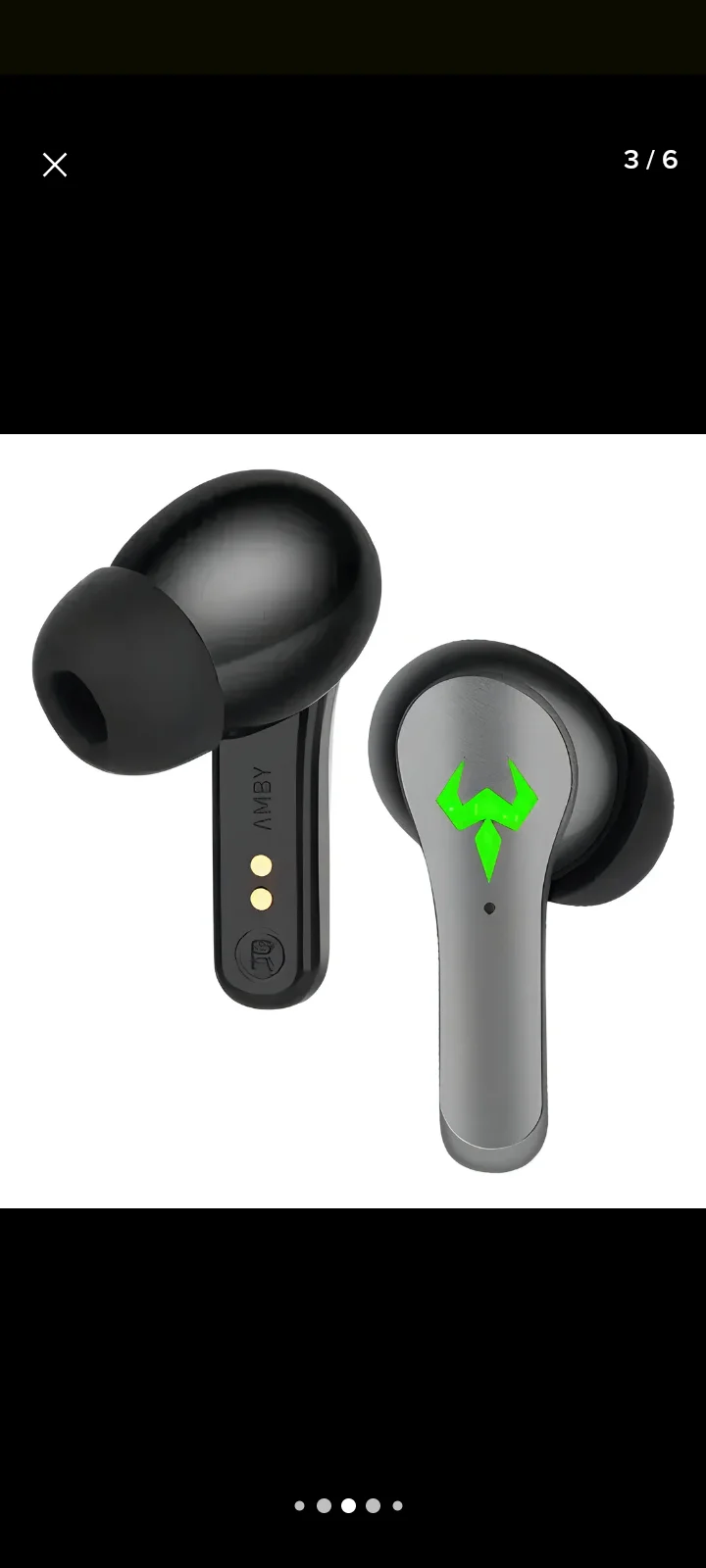 Fone de ouvido via Bluetooth Amby hd 5.1 stereo led gamer sem fio - Achadinhos mercado livre - Produtos 