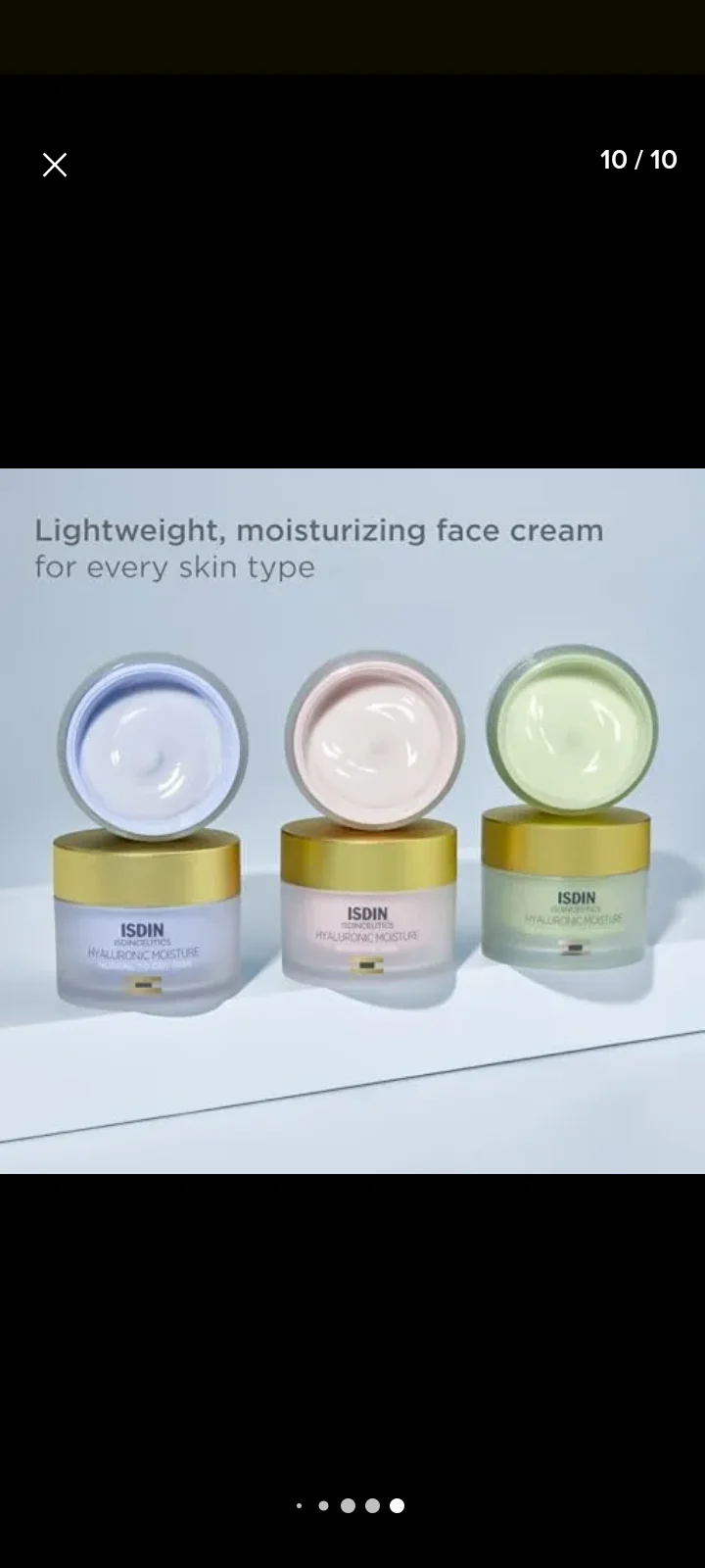 Isdin Isdinceutics hyaluronic moisture pele normal A seca Hi - Achadinhos mercado livre - Produtos 