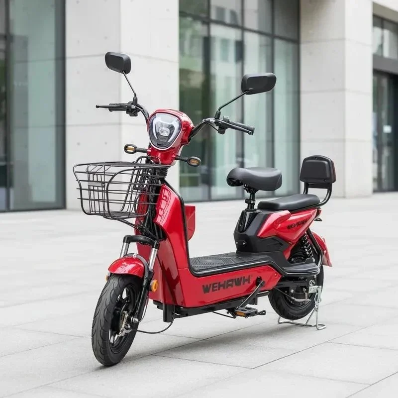 Bicicleta Scooter Elétrica 500W Bike WeHawk WX-03 Basket – Bateria 48V 12Ah Removível Autopropelido - Vitrine dos Achados - 🛵 Veículos e Acessórios