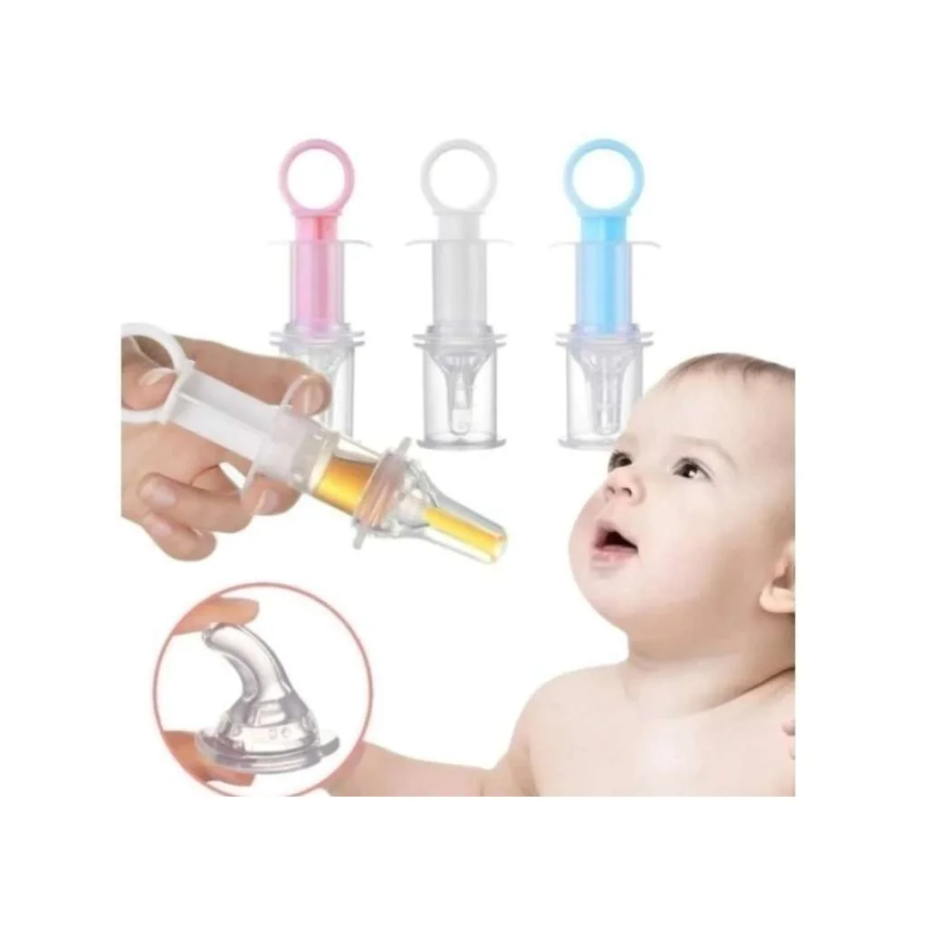 Dosador Remedios Buba Bico Silicone Anti Engasgo Facil Seguro Bebe - Vitrine dos Achados - 🩺 Saúde