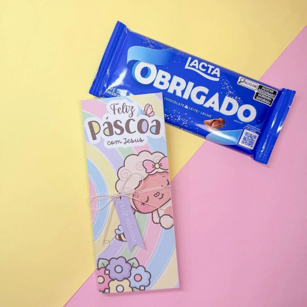 PORTA BARRA DE CHOCOLATE PÁSCOA - CAIXA PARA BARRA DE CHOCOLATE PÁSCOA - CAIXINHA PÁSCOA ARTESANAL - Vitrine dos Achados - 🔥 Achadinhos 